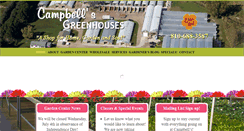 Desktop Screenshot of campbellsgreenhouses.com